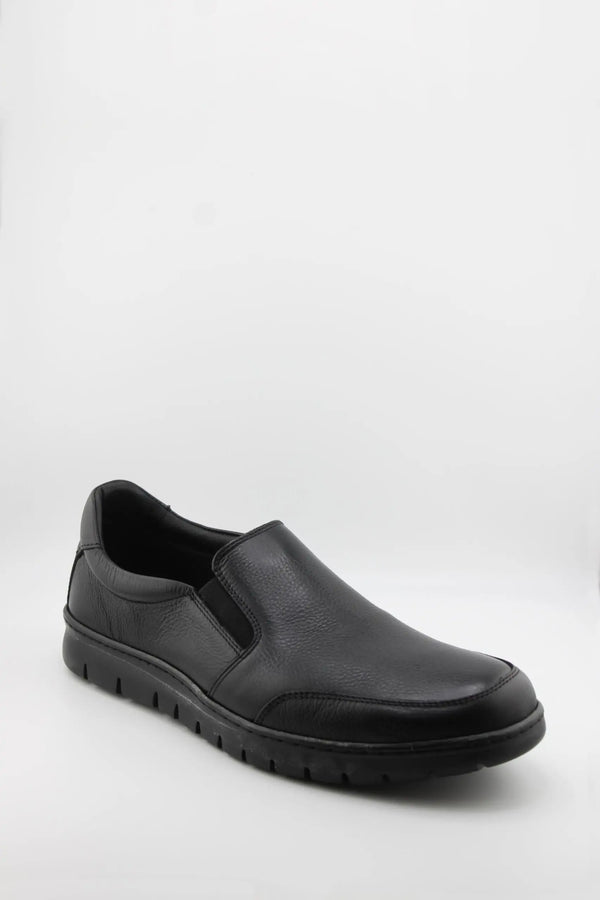 Baerchi Men Slip-On Textured Leather Loafers
